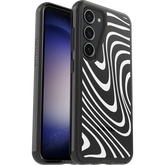 Galaxy S23 Case Symmetry Series Clear Black + White