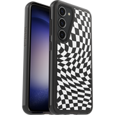 Galaxy S23 Case Symmetry Series Clear Black + White