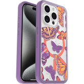 iPhone 15 Pro Case Symmetry Series Clear for MagSafe Fluttering Flora