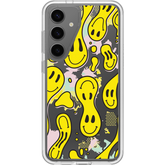 Galaxy S24+ Case Symmetry Series Clear Smiley Drip
