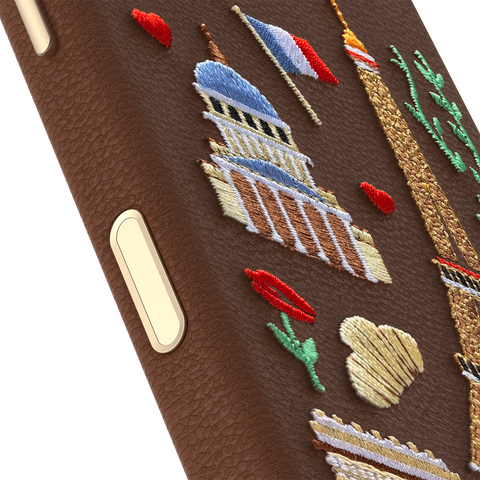 iPhone 17 Case Symmetry Series Cactus Leather Embroidery