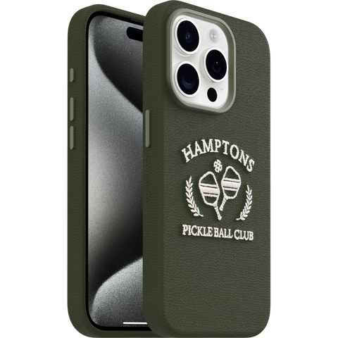 iPhone 15 Pro Case Symmetry Series Cactus Leather Embroidery