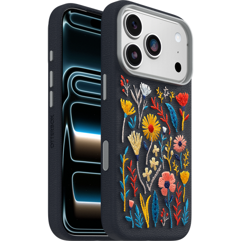 iPhone 17 Pro Case Symmetry Series Cactus Leather Embroidery