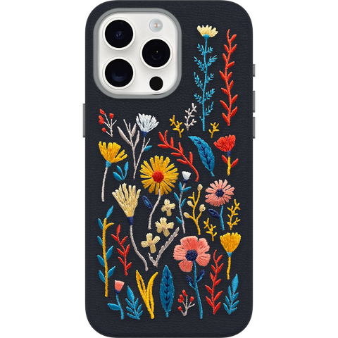 iPhone 15 Pro Max Case Symmetry Series Cactus Leather Embroidery