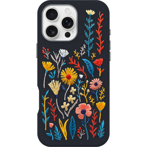 iPhone 16 Pro Max Case Symmetry Series Cactus Leather Embroidery