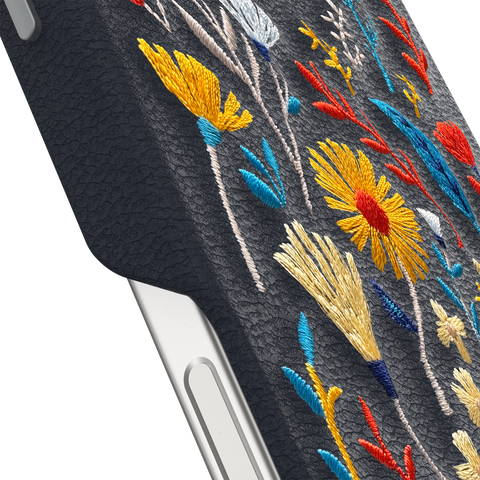 iPhone 16 Pro Max Case Symmetry Series Cactus Leather Embroidery