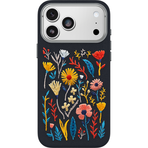 iPhone 17 Pro Max Case Symmetry Series Cactus Leather Embroidery