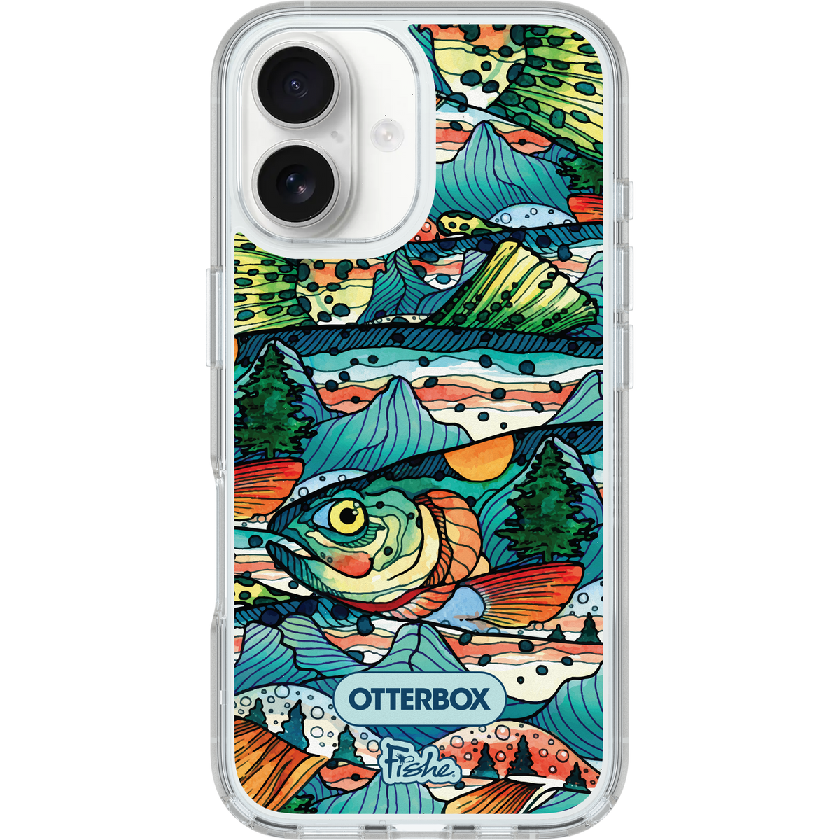 iPhone 16 Case Symmetry Series Clear for MagSafe x Fishe