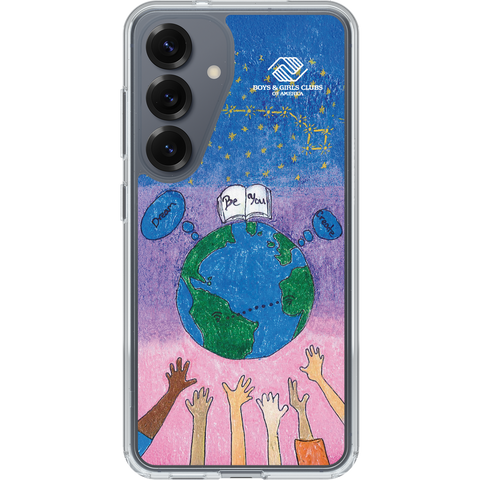 Galaxy S25 Case Symmetry Series Clear with Magnets Boys & Girls Clubs of America