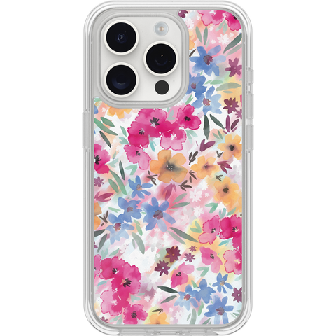 iPhone 15 Pro Case Symmetry Series Clear for MagSafe Confetti of Blossoms