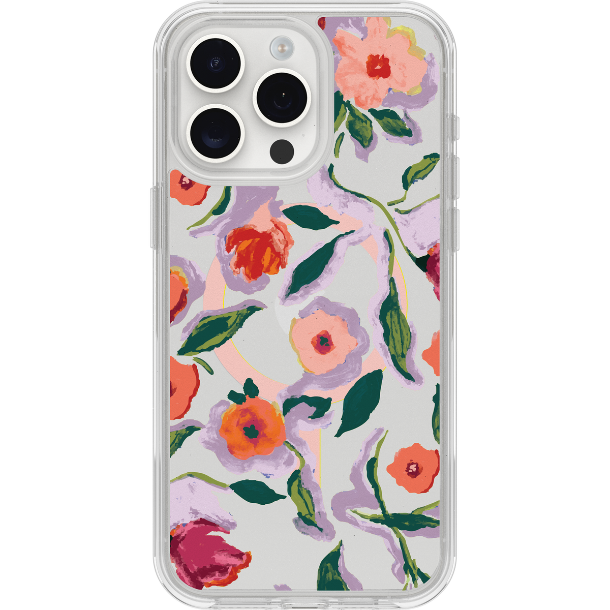 iPhone 15 Pro Max Case Symmetry Series Clear for MagSafe Confetti of Blossoms