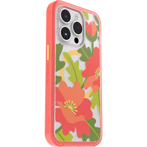 iPhone 14 Pro Case Symmetry Series Clear for MagSafe Fluttering Flora