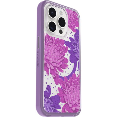 iPhone 15 Pro Case Symmetry Series Clear for MagSafe Fluttering Flora