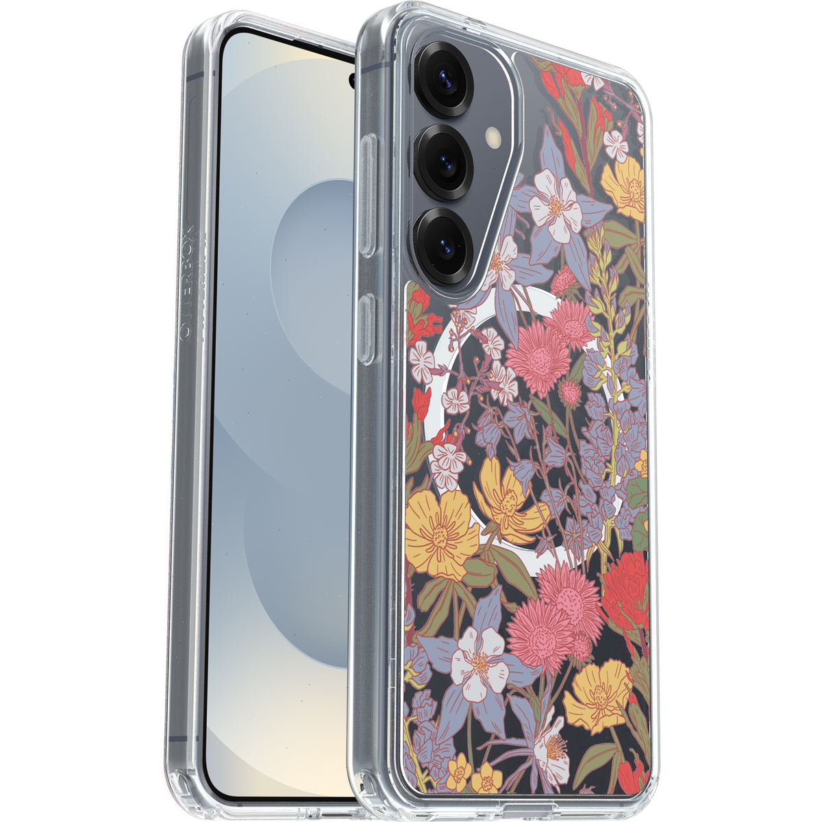 Galaxy S25 Case Symmetry Series Clear with Magnets