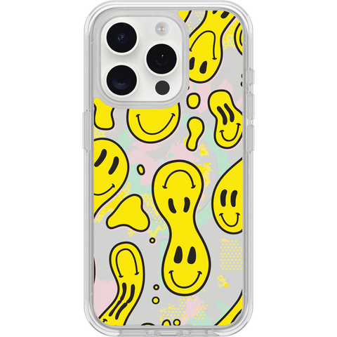 iPhone 15 Pro Case Symmetry Series Clear for MagSafe Smiley Drip