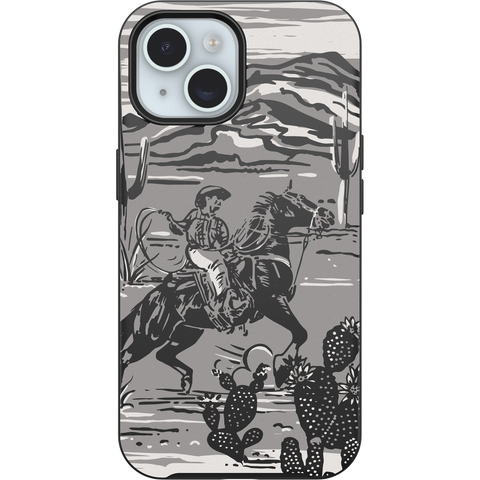 iPhone 16e, iPhone 15, iPhone 14 and iPhone 13 Case Symmetry Series for MagSafe Western Noir Collection