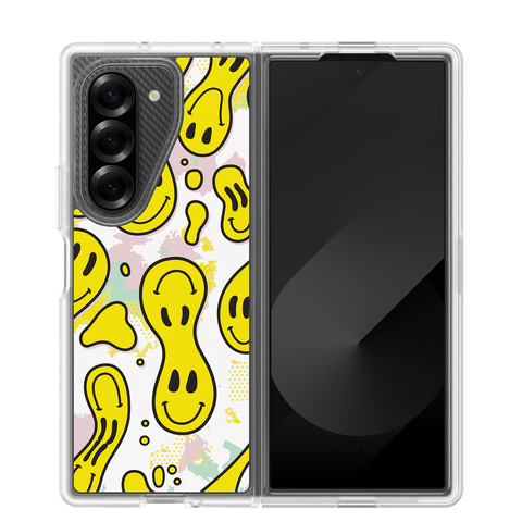 Galaxy Z Fold6 Case Thin Flex Series Smiley Drip