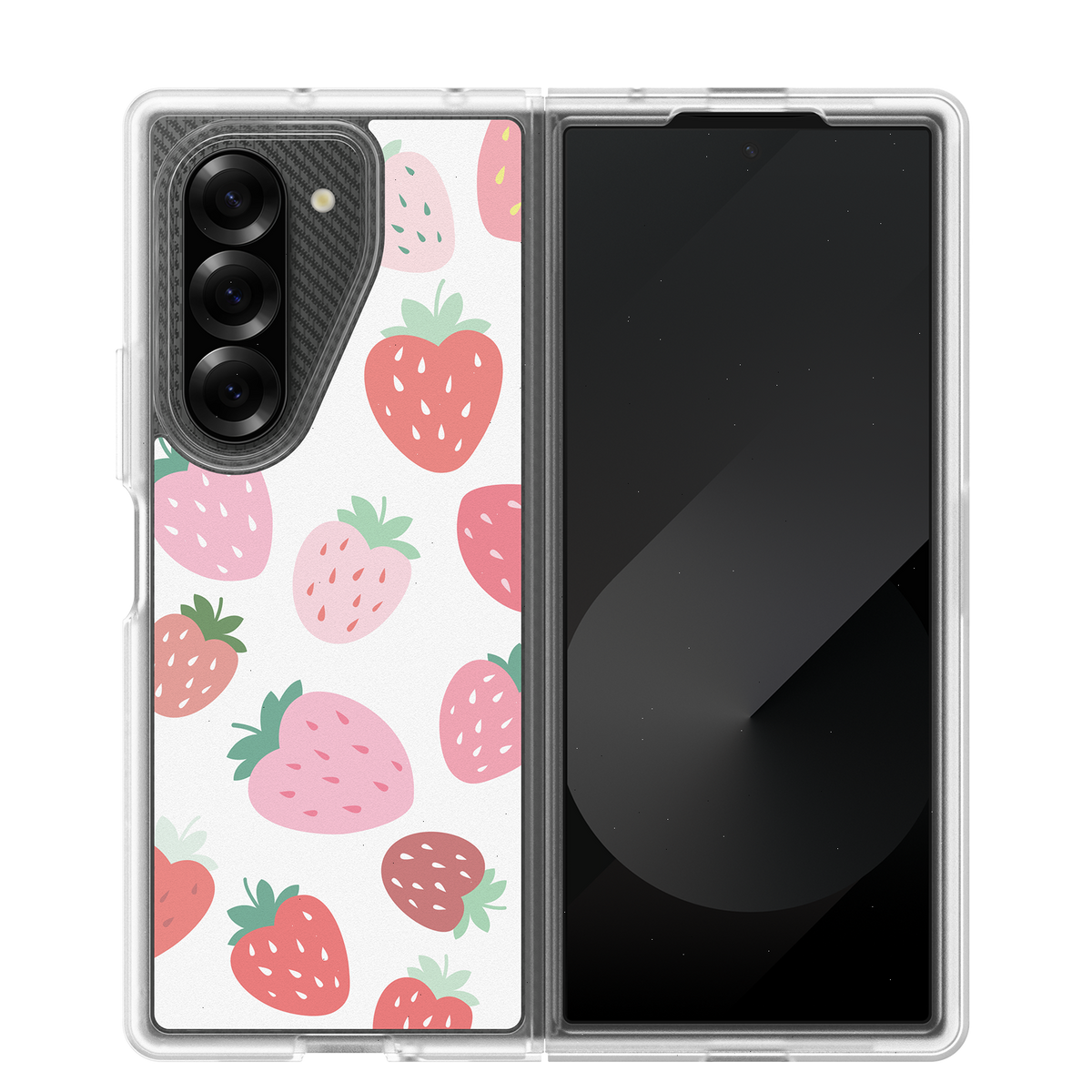 Galaxy Z Fold6 Case Thin Flex Series Strawberry Field