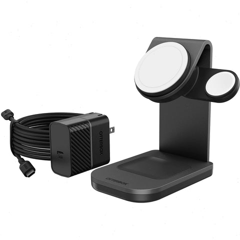 3-in-1 Charging Station with MagSafe MFi approved (15W)