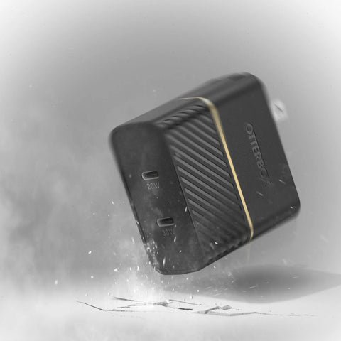 USB-C Dual Port Wall Charger, 50W Combined Fast Charge