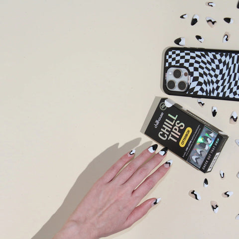 OtterBox x Chillhouse Black and White Nail Set Check Out That Drip